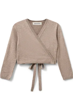 Sofie Schnoor Baby and Kids Gracysk Cardigan Tops Knitwear Cardigans Beige