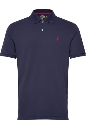 Ralph Lauren Tailored Fit Performance Mesh Polo Shirt Sport Sport Clothing Sport Tops Sport Polos Sport Short-sleeved Polos Navy