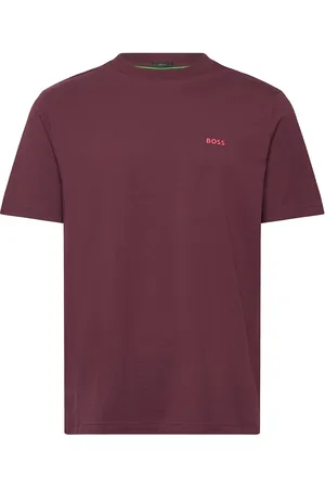 HUGO BOSS Tee Sport T-shirts Short-sleeved Burgundy