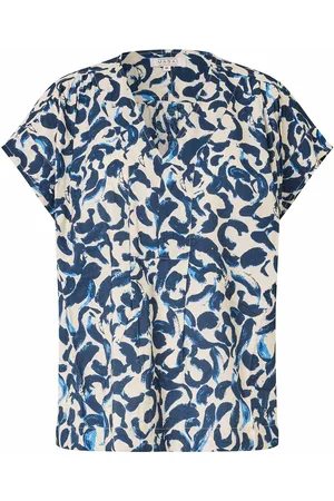 Masai Mabraidy Tops Blouses Short-sleeved Blue