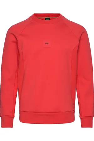 HUGO BOSS Salbo Rib Sport Sport Clothing Sport Sweat-shirts & Hoodies Sport Sweat-shirts Red