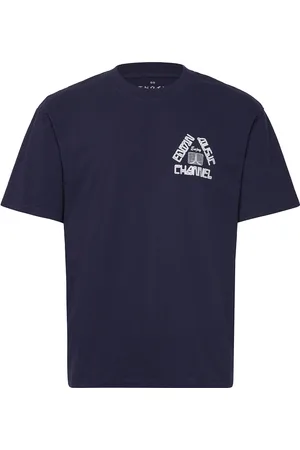 Edwin Enjoy Emc T-Shirt - Maritime Blue Designers T-shirts Short-sleeved Navy