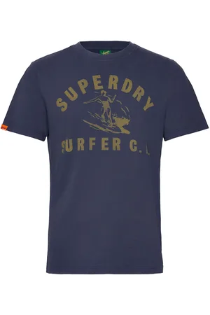 Superdry Lo-Fi Outdoor Relaxed Tee Tops T-shirts Short-sleeved Navy