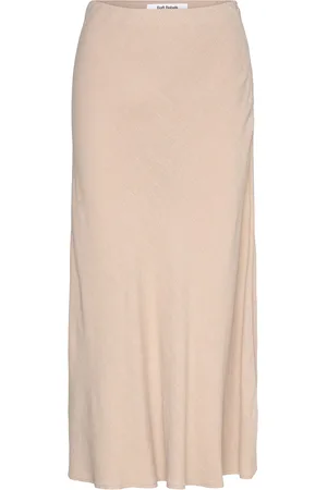 Soft Rebels Srsamantha Midi Skirt Skirts Knee-length & Midi Skirts Cream