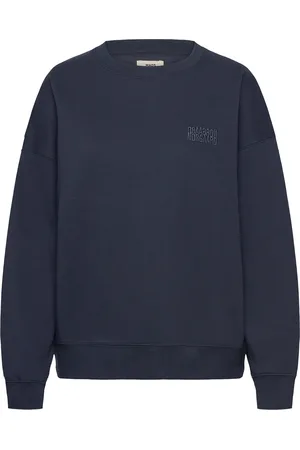 Mads Norgaard Standard Atli Sweatshirt Tops Sweat-shirts & Hoodies Sweat-shirts Navy