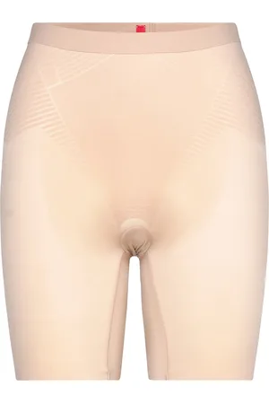 Spanx Shape™ Invisible Mid-Thigh Short Lingerie Shapewear Bottoms Beige
