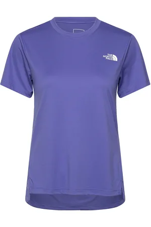 The North Face W Flex Short Sleeves Reg Tee Sport Sport Clothing Sports Tops & T-shirts Sport T-shirts Purple