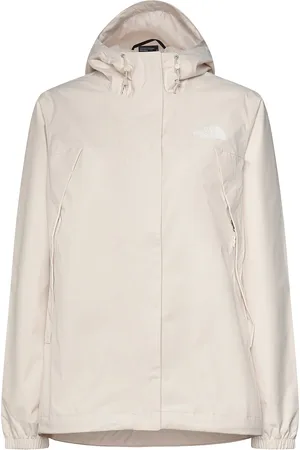 The North Face W Antora Rain Jacket Sport Sport Clothing Sport Outerwear Sport Rainwear Sport Raincoats Cream