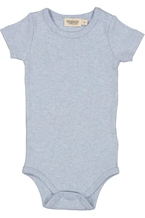 Marmar Copenhagen Plain Body Ss Bodies Short-sleeved Blue