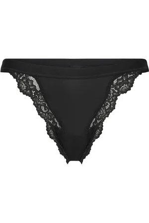 Benetton Slip Lingerie Panties Brazilian Panties Black