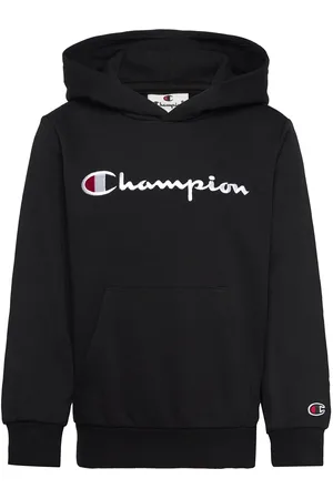 Champion Hooded Sweatshirt Sport Sweat-shirts & Hoodies Hoodies Black