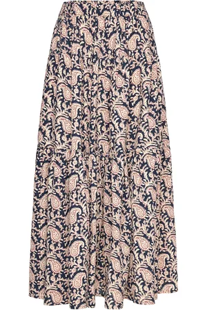 Lollys Laundry Sunsetll Maxi Skirt Skirts Maxi Skirts Multi/patterned