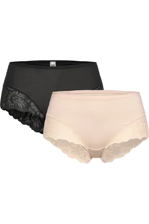 Lindex Brief Reg Blenda Cotton W Lace Alushousut Brief Tangat Beige