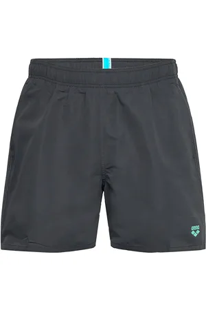 Arena Fundamentals Boxer R Black-White Sport Shorts Grey