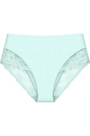 Triumph Ladyform Soft Maxi Lingerie Panties High Waisted Panties Blue