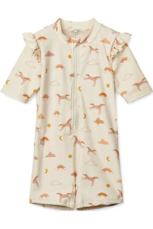Liewood Amel Printed Swim Jumpsuit Swimwear Uv Clothing Uv Suits Beige
