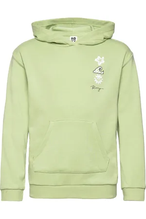 Roxy Surf Feeling Hoodie Terry Tops Sweat-shirts & Hoodies Hoodies Green