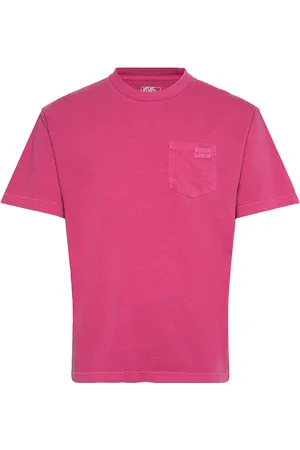 Vans Premium Wash Pocket Ss Sport T-shirts Short-sleeved Pink