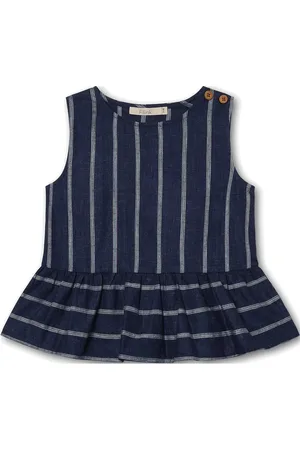 Fliink Vira Sl Top Tops Blouses & Tunics Blue