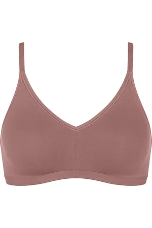Sloggi Go Daily Cotton Soft Bra Lingerie Bras & Tops Soft Bras Brown