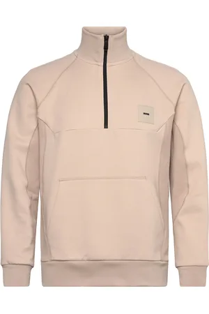 HUGO BOSS Sweat Rib Sport Sport Clothing Sport Sweat-shirts & Hoodies Sport Sweat-shirts Beige