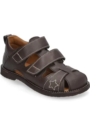 ANGULUS Sandals - Flat - Closed Toe Shoes Summer Shoes Sandals Brown