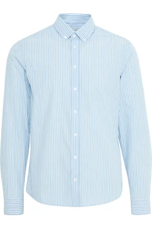 Casual Friday Cfedward Ls Bd Striped Shirt Tops Shirts Casual Shirts Blue