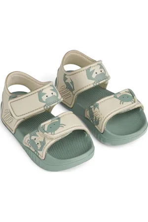 Liewood Blumer Printed Sandals Shoes Summer Shoes Sandals Green