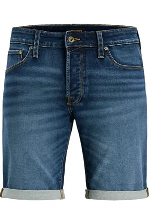 JACK & JONES Jjirick Jjicon I.k. Shorts Ge 132 Sn Bottoms Shorts Denim Blue Jack & J S