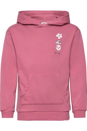 Roxy Surf Feeling Hoodie Terry Tops Sweat-shirts & Hoodies Hoodies Pink
