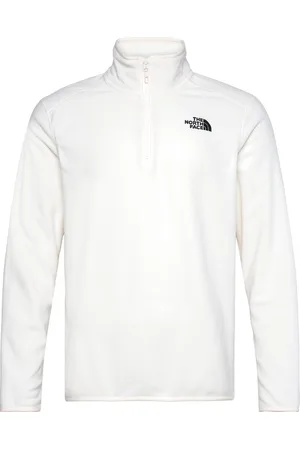 The North Face M 100 Glacier 1/4 Zip - Eu Sport Sweat-shirts & Hoodies Fleeces & Midlayers White