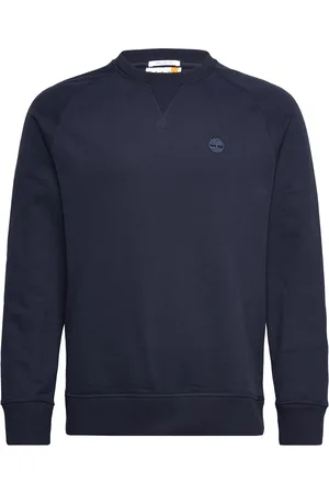 Timberland Loopback Crew Neck Sweatshirt Tops Sweat-shirts & Hoodies Sweat-shirts Navy