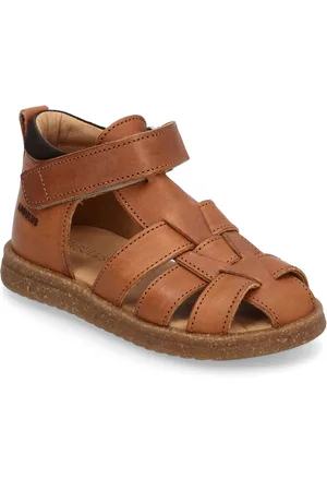 ANGULUS Sandals - Flat - Closed Toe Shoes Summer Shoes Sandals Brown