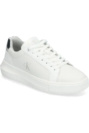 Calvin Klein Chunky Cupsole Low Mg Shoes Sneakers Chunky Sneakers White