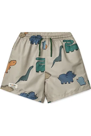 Liewood Duke Printed Board Shorts Uimashortsit Beige
