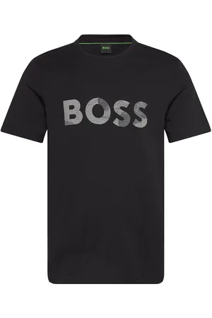 HUGO BOSS Tee Logo Glamping Sport Men Sports Clothes Sport Tops Sport T-shirts Black