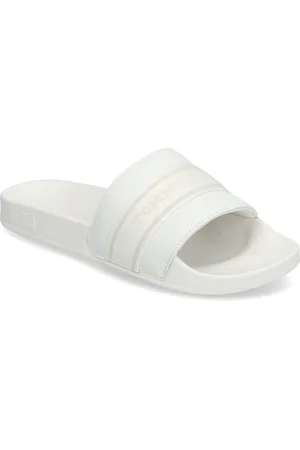 Tommy Hilfiger Hilfiger Poolside With Webbing Shoes Summer Shoes Sandals Pool Sliders White