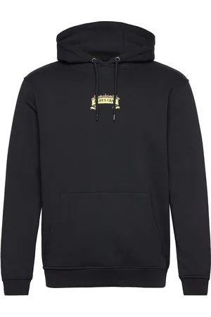 Santa Cruz Classic Dot Chest Hood Tops Sweat-shirts & Hoodies Hoodies Black