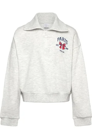 Lindex Sweatshirt With Collar Tops Sweat-shirts & Hoodies Sweat-shirts Grey