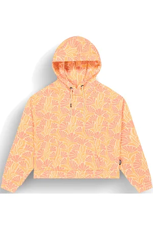 Picture Organic Clothing Neris Printed Hoodie Sport Women Sport Clothing Sport Sweat-shirts & Hoodies Sport Hoodies Orange