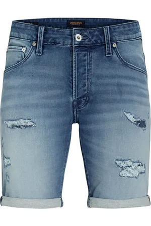 JACK & JONES Jjirick Jjicon I.k. Shorts Ge 136 Sn Bottoms Shorts Denim Blue Jack & J S