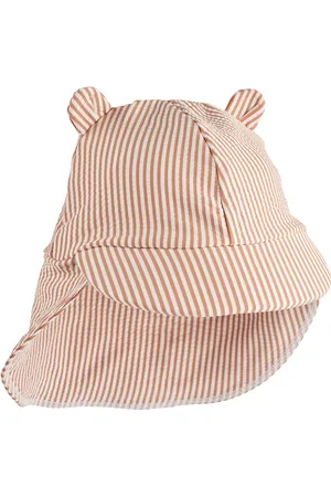Liewood Senia Seersucker Sun Hat With Ears Aurinkohattu Pink