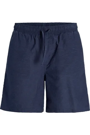 JACK & JONES Jpstjaiden Summer Linen Blend Short Sn Bottoms Shorts Casual Blue Jack & J S