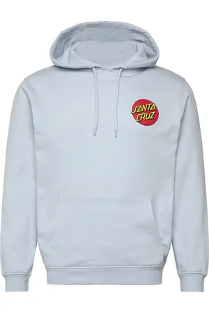 Santa Cruz Classic Dot Chest Hood Tops Sweat-shirts & Hoodies Hoodies Blue