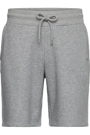 GANT Reg Shield Sweat Shorts Bottoms Shorts Sweat Shorts Grey