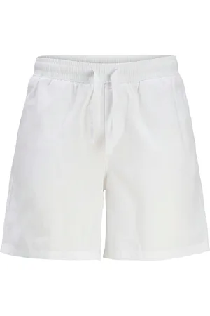 JACK & JONES Jpstjaiden Summer Linen Blend Short Sn Bottoms Shorts Casual White Jack & J S