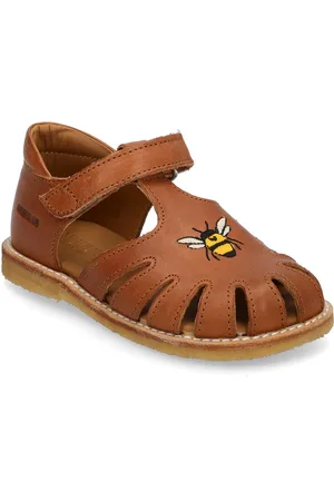 ANGULUS Sandals - Flat - Closed Toe Shoes Summer Shoes Sandals Brown