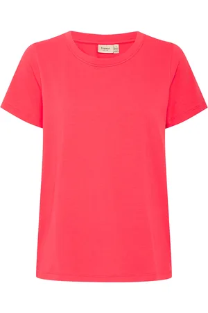 FRANSA Frzashoulder 1 Tee Tops T-shirts & Tops Short-sleeved Pink