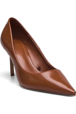 MANGO High-Heeled Shoes Avokkaat Kengät Brown