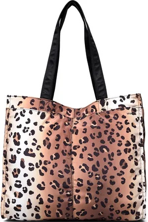 Hvisk Cruise Twill Print Shopper Laukku Brown